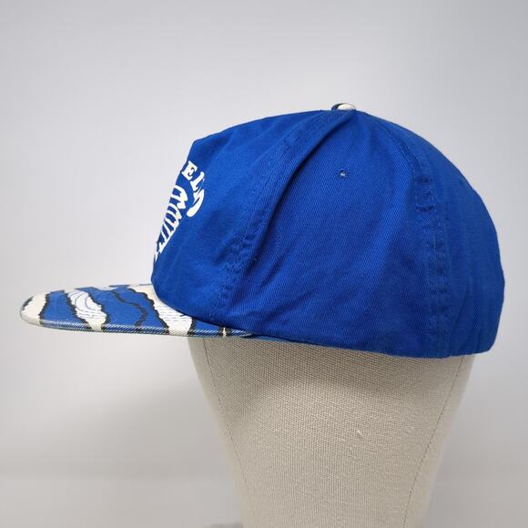 Pocatello Snapback 5 Panel Cap Blue One Size American Headdress Graphic Vintage - Picture 3 of 9